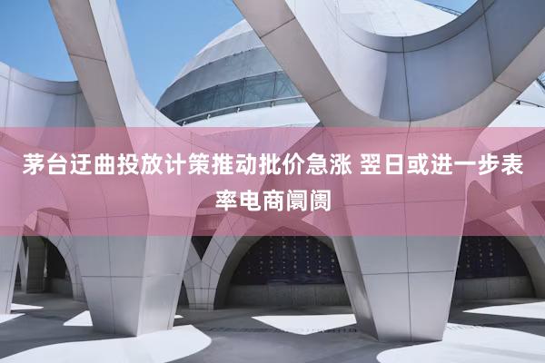 茅台迂曲投放计策推动批价急涨 翌日或进一步表率电商阛阓